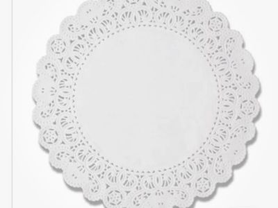 500 Lapaco Normandy White Paper Round Lace Doily Doilies Crafts Scrapbook 8" in