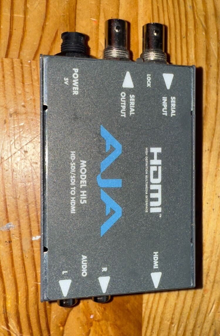 AJA Model HI5 HD-SDI To HDMI converter (no AC )