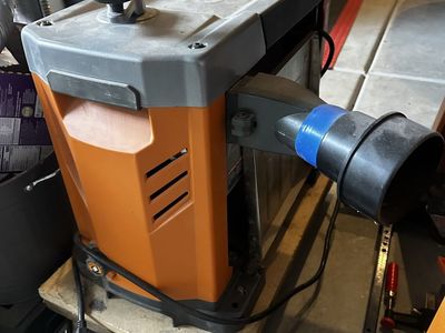 RIDGID R4331 13 in. 120-Volt 2-Blade Corded Thickness Planer with Dust Chute