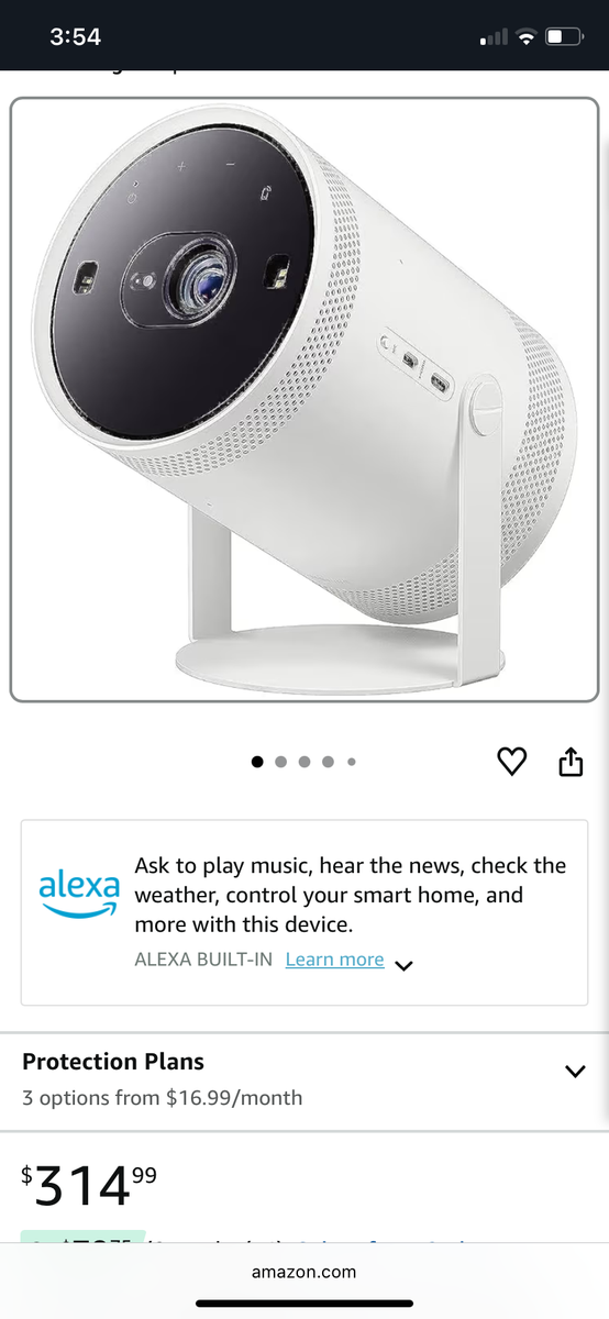 Samsung freestyle projector