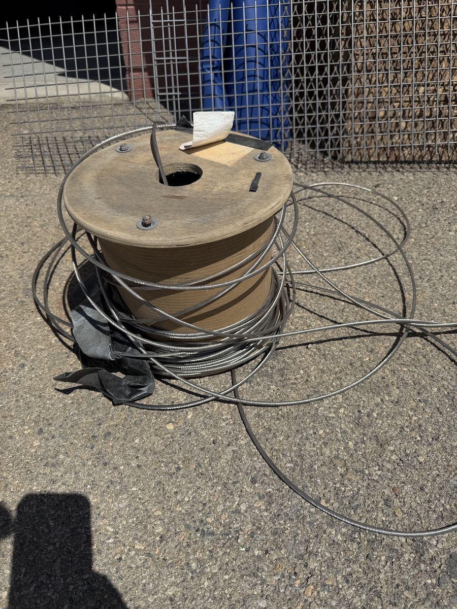 3/16” stainless steel cable