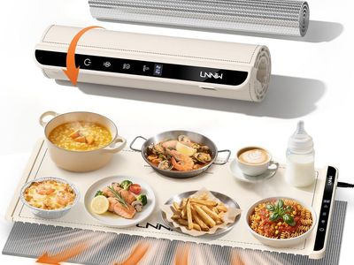 Extra Large Food Warming Mat with Heat-Resistant Pad, 36X15 Inch, 6 Temperature/6 Timer Settings, Child Lock Safety