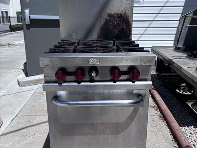 Commercial Kitchen Equipment Set – 3 Burner Wok Stove + Oven + Stove – $800 OBO