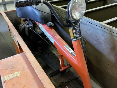 Vintage Chrysler Sno-Rabbit Snowmobile - Retro Mini Snow Machine