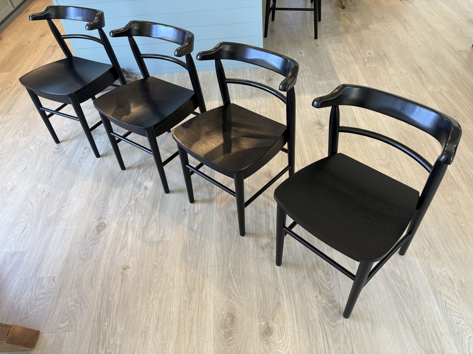 Set of 4 Studio McGee Kaysville Dining Chairs + 2 Counter Stools - Black