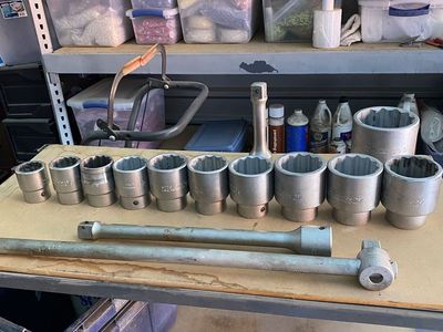 1" Drive PROTO Socket set