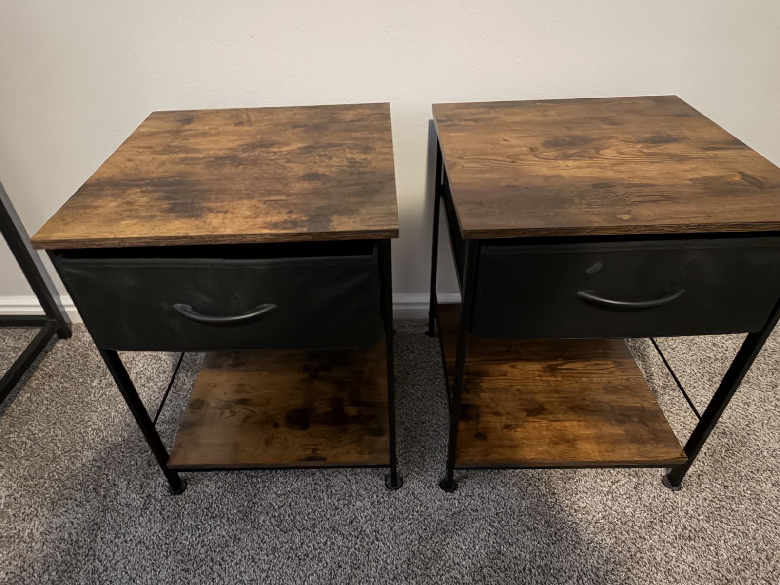 Nightstands And L Shaped office Desk