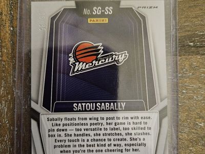 prizm Satou Sabally autographed wnba card
