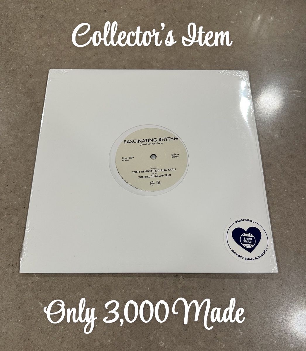 Tony Bennett & Diana Krall-Fascinating Rhythm 10” Vinyl-Limited Edition X/3000-Bill Charlap Trio-Gershwin-Collectible-SEALED