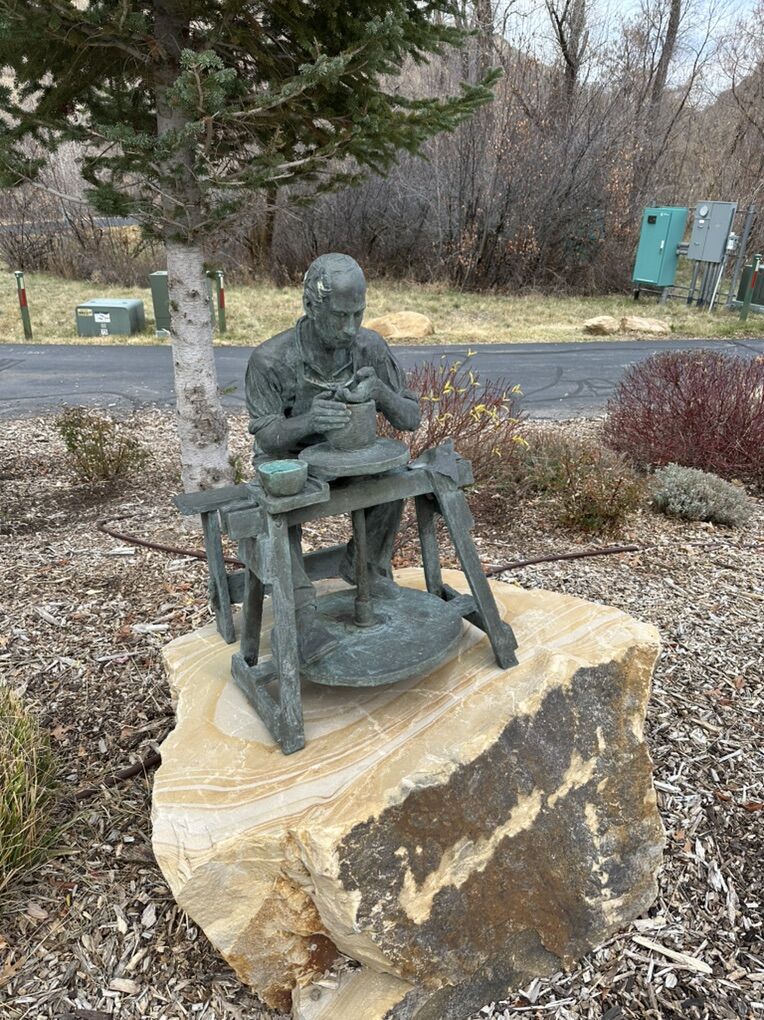 Original Heber C Kimbal sculpture