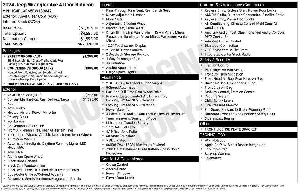 2024 Jeep Wrangler Rubicon 4xe