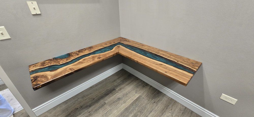 Custom Handcrafted Table -  corner table