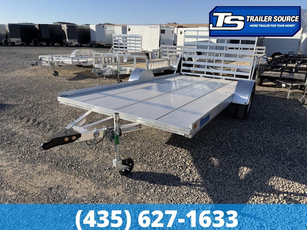 7x14 Alcom FlexHaul Aluminum Trailer -  Interior - 3.5K GVWR -