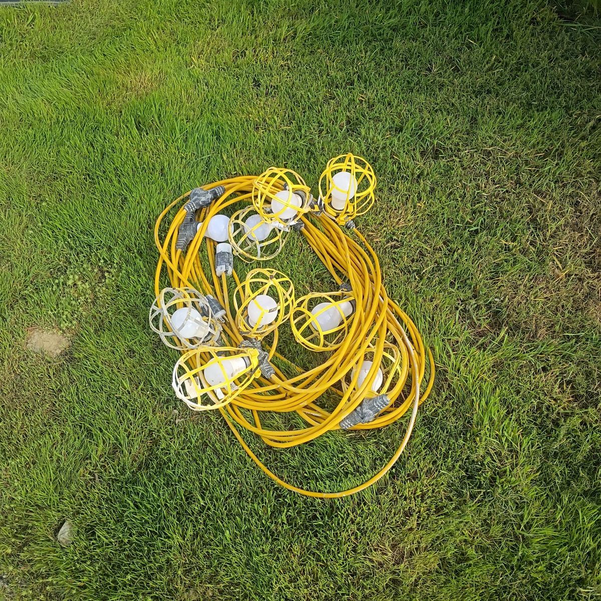 50' construction light steing