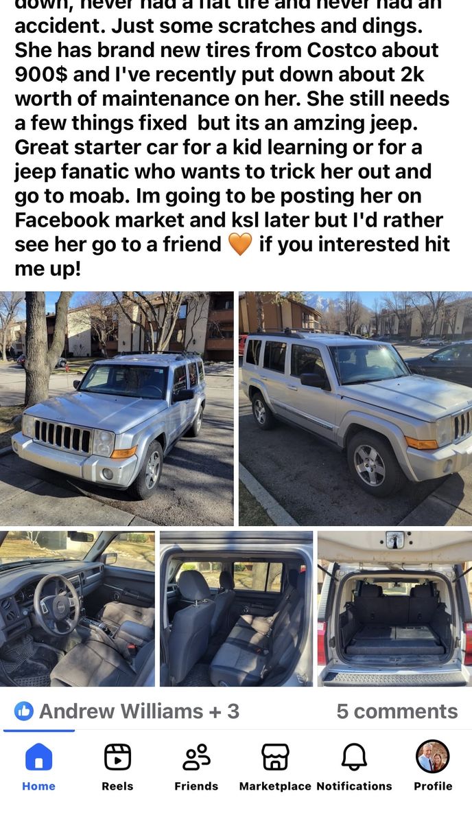 2010 Jeep Commander Base