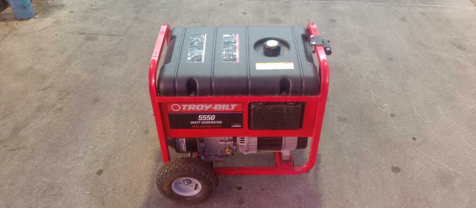 TROY-BILT 5550 WATT GENERATOR.