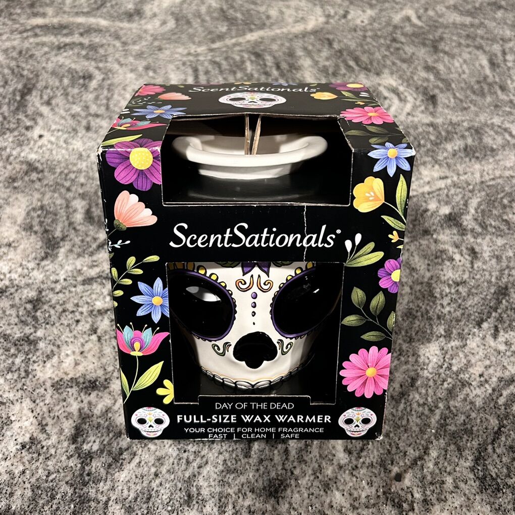 New ScentSationals Day of the Dead Wax Warmer