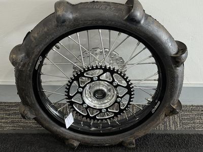 Paddle tire wheel assy