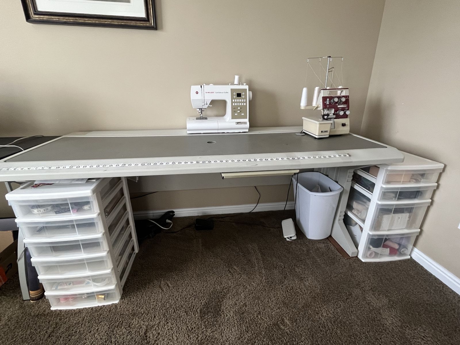 Large Craft, Office, or Sewing Table