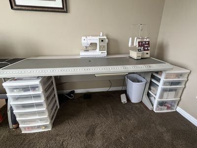 Large Craft, Office, or Sewing Table