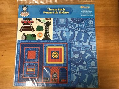 Thomas & Friends 12”x12” Scrapbook Page Pack, New