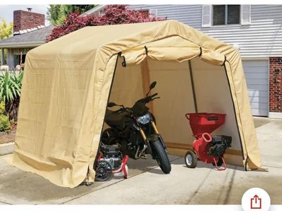 COVERPRO 10' x 10' Portable Shed NEW IN BOX from Harbor Freight