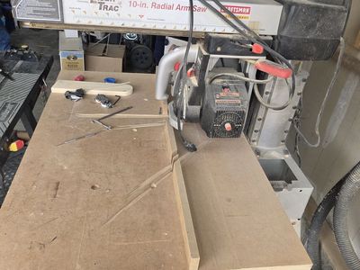 Craftsman 10 Inch Radial Armsaw & Dust Collection System