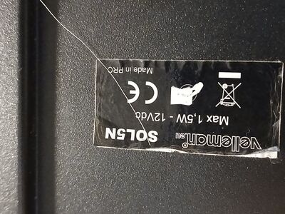 12v 1.5w solar panel