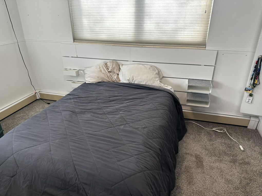 Wall-mounted Ikea Headboard (free)