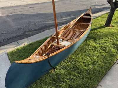 1938 Old Town 17’ Canoe w/Sailing Kit