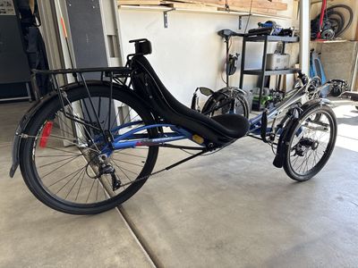 Performer 27 Speed Folding Recumbent Trike
