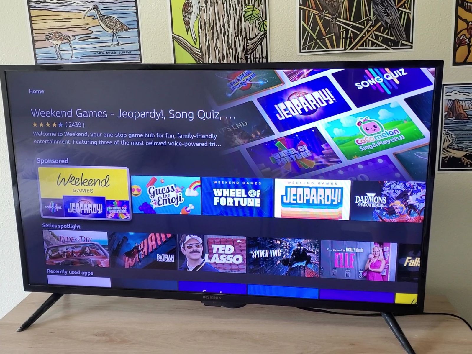 40” Insignia Smart Fire TV — Excellent Condition!