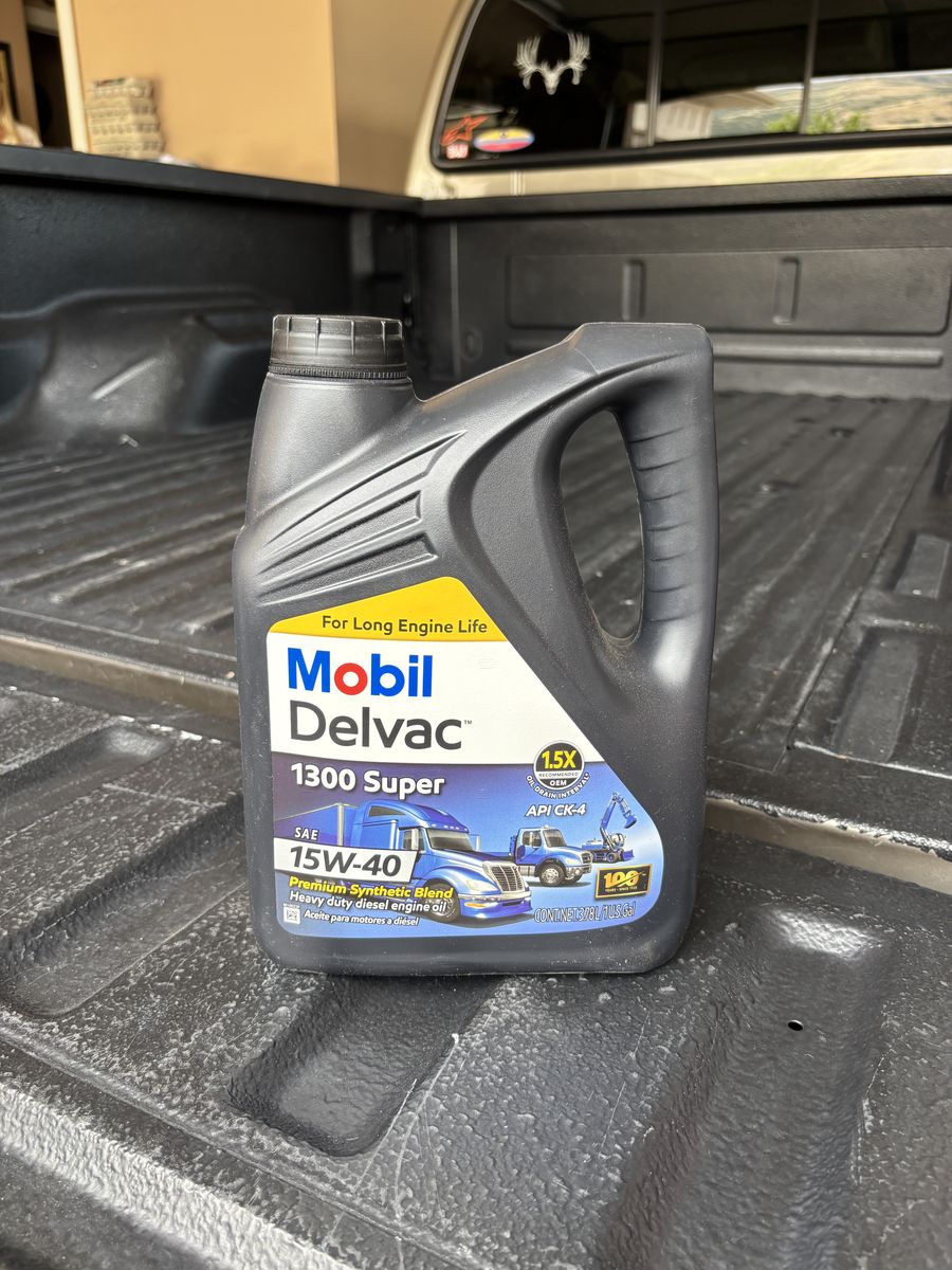 MOBIL DELVAC 1300 SUPER 15W-40 1 GAL PREMIUM SYNTHETIC BLEND HD DIESEL OIL API CK-4