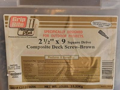 composite deck screws