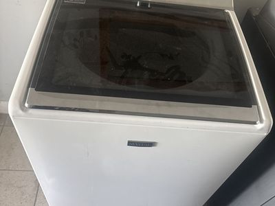Maytag MVWB865GW0 Commercial Tech Top Load Washer - White, High-Efficiency, 10-Year Warranty