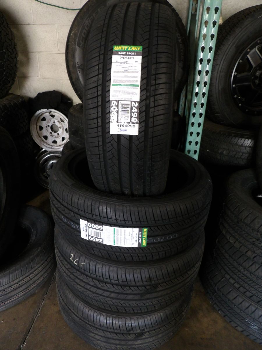 245/45R19 WESTLAKE SA07 SPORT SET OF NEW TIRES 