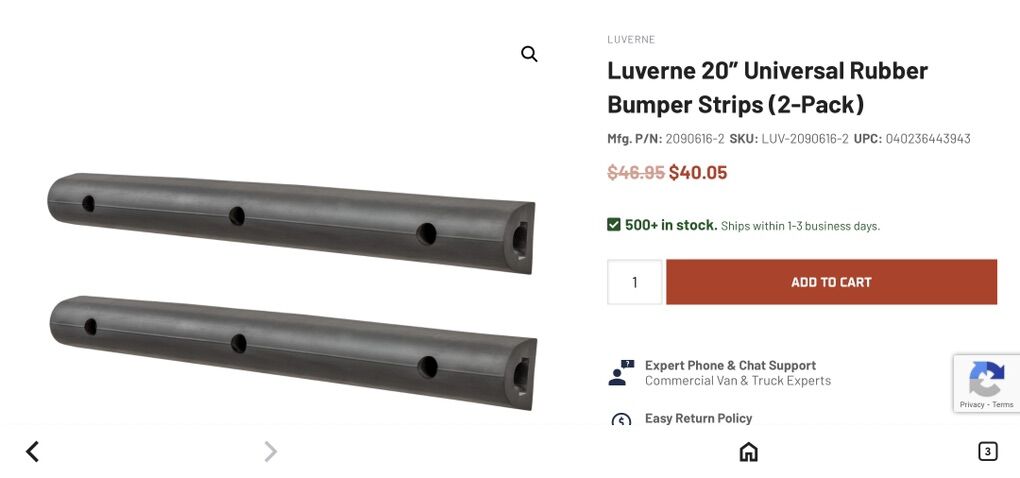 Luverne Dock Bumpers 20 2 Pack