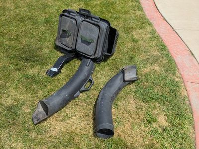 Unbranded Lawn Mower Bagger & Chute System - Used, Good Condition