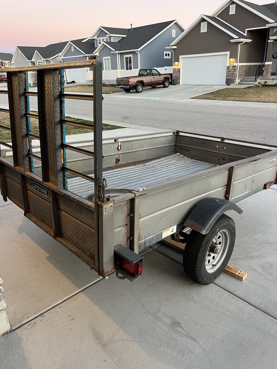 Lifetime tilt Utility Trailer 5' X 8'