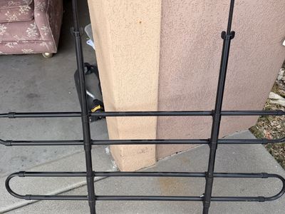 Adjustable Black Metal Pet Barrier Guard for Cars and SUVs