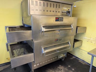 MIDDLEBY MARSHALL NATURAL GAS PIZZA OVENS (DOUBLE)