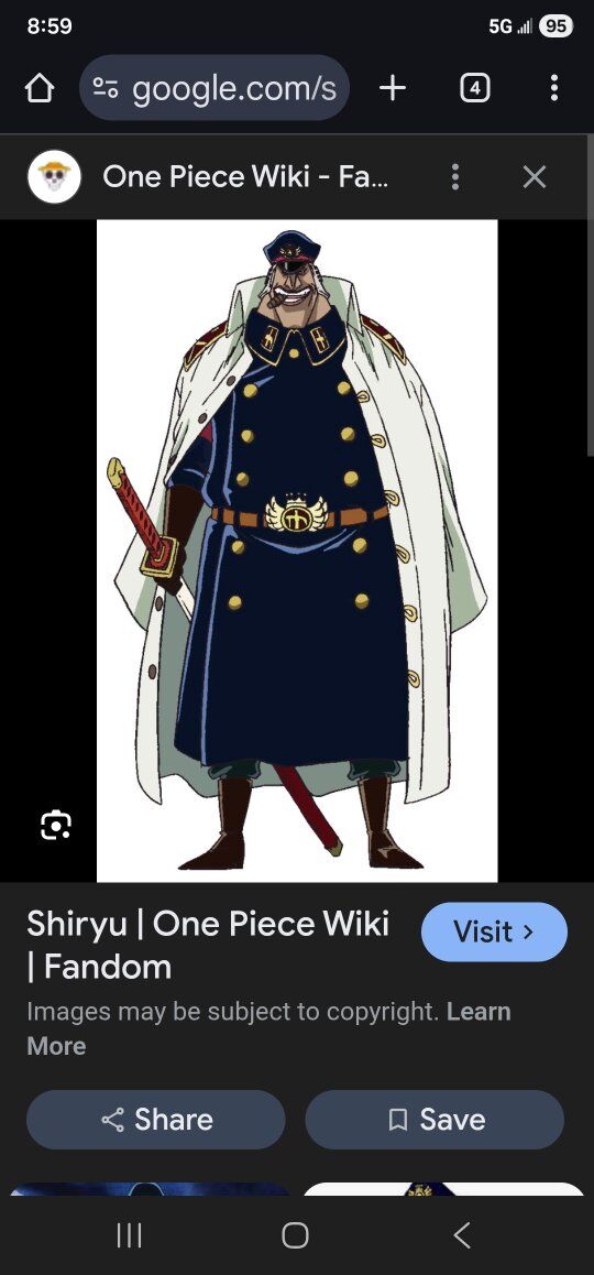 Shiryu Anime costume