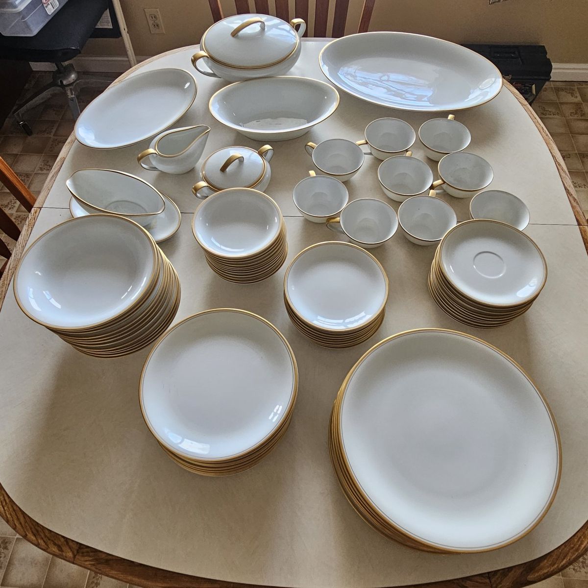 Authentic Noritake, antique bone china. Korean War