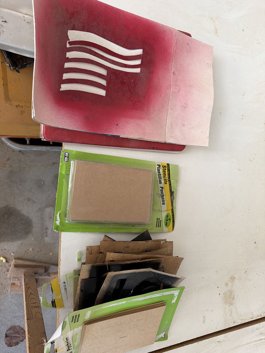 Curb painting supplies