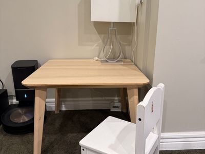 Wooden table for kids