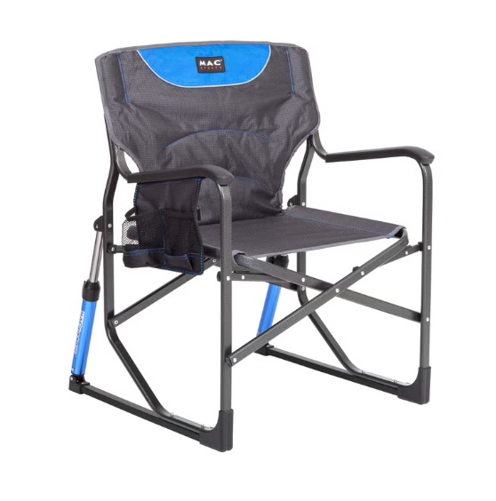 Mac Sports Rock n Lock Director Chair - Camping Hunting Tailgating