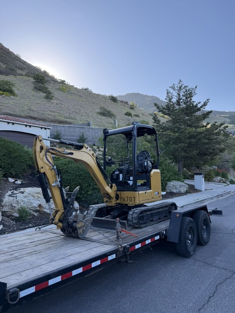 Rent My Cat 302 Mini Excavator. 20 Class With Thumb and Blade
