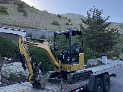 Rent My Cat 302 Mini Excavator. 20 Class With Thumb and Blade
