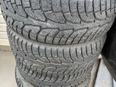 Used 275/55R20 Hankook iPike RW11 Studded 111T - 11/32 *ALL 4 TIRES*