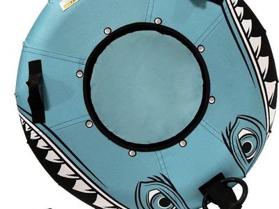 New SNOWI The Snow Monster 38 Inch Heavy Duty Inflatable Snow Tire Tube Sled